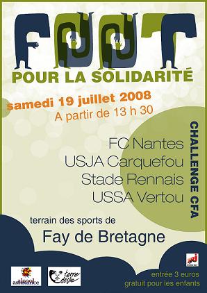 CFA : « Foot pour la solidarité » samedi à Fay-de-Bretagne