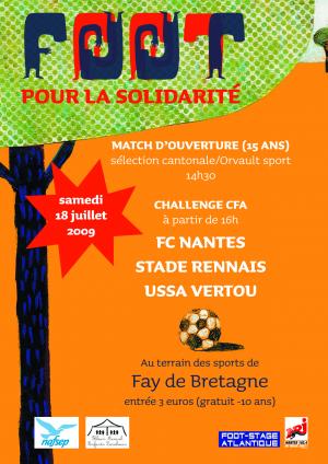 CFA : challenge « Foot pour la solidarité » ce samedi