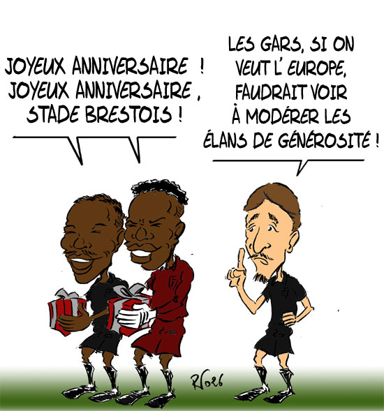 Brest - Stade rennais : Vu par RV