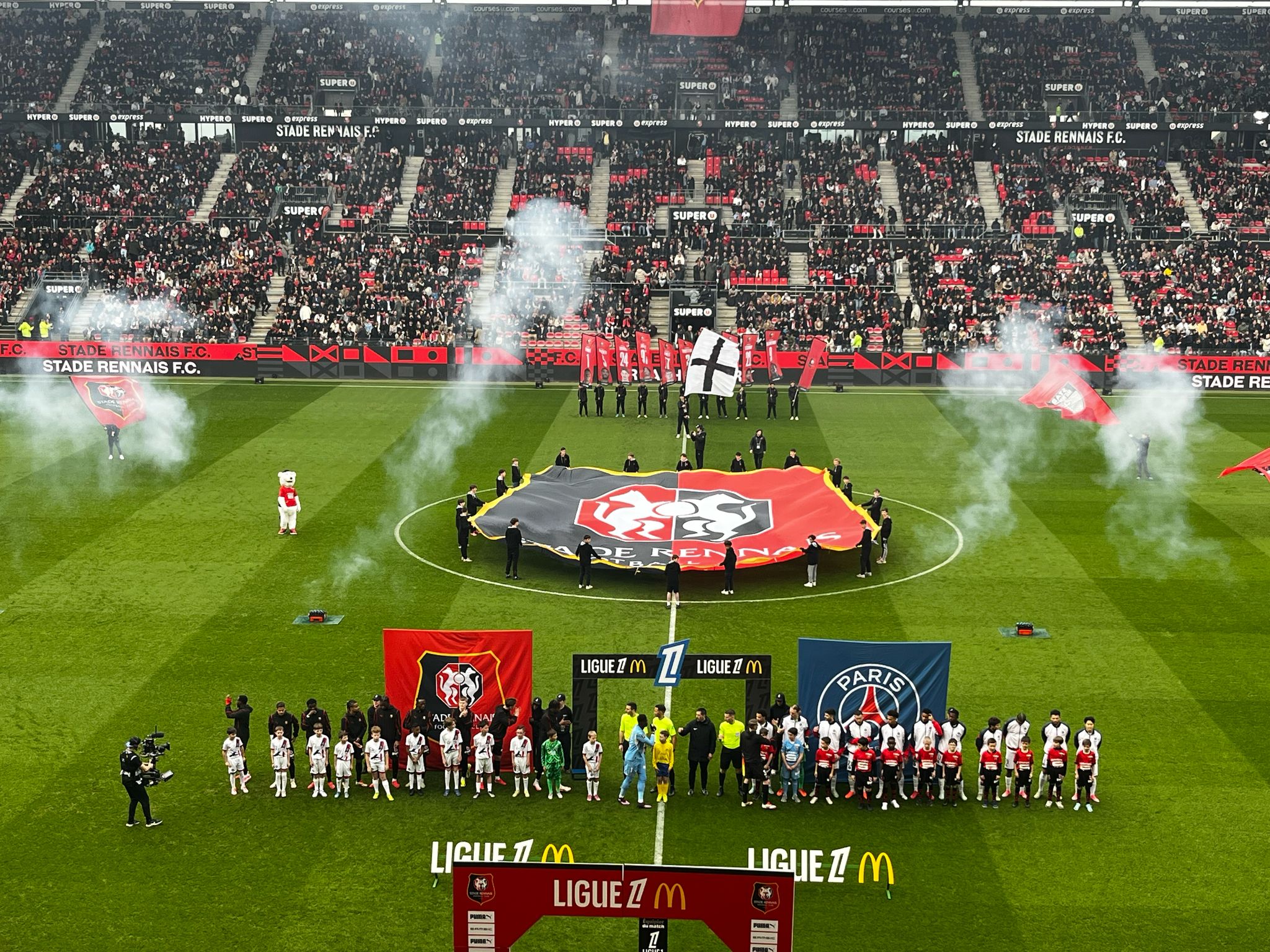 formazioni stade rennais - psg