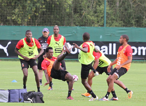 La semaine d'entraînement en photos