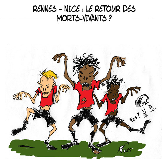 Nice - Stade rennais : Vu par RV