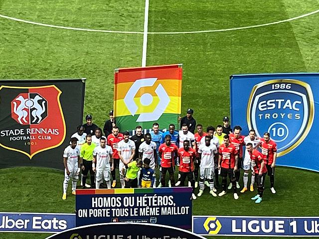 Stade rennais - Troyes : Une journée de lutte contre l’homophobie contrastée