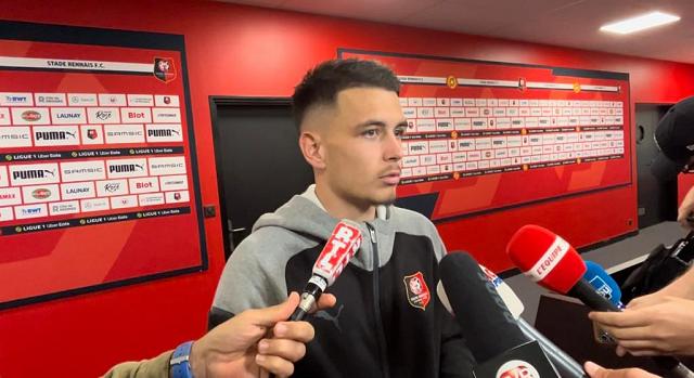 Enzo Le Fée de retour à l'entraînement avec le Stade rennais