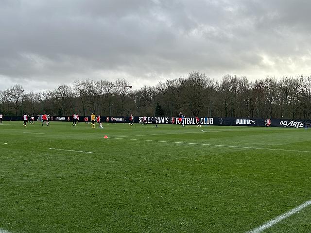 Grand engouement à la Piverdière pour l'entraînement du Stade rennais