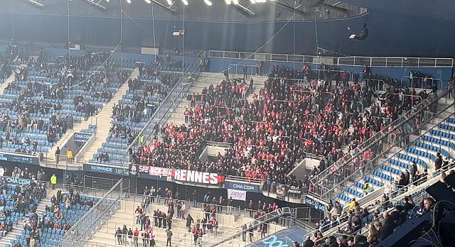 Le Havre - Stade rennais : les supporters rennais sont présents en nombre !