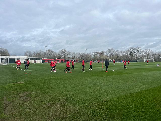 Stade rennais - OM : Le Fée en individuel, Bourigeaud au repos à l’entrainement