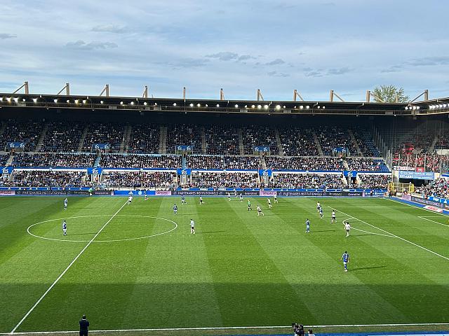 Strasbourg - Stade rennais : Une belle chute en début de sprint pour le SRFC