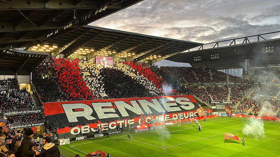 Stade rennais - Lens : le tifo du RCK ! 