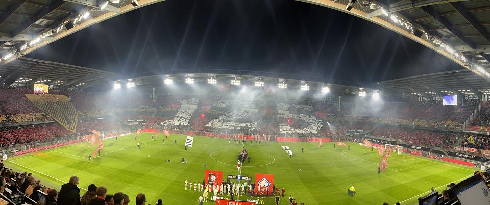 Stade rennais - Lille : le tifo géant d'avant-match au Roazhon Park