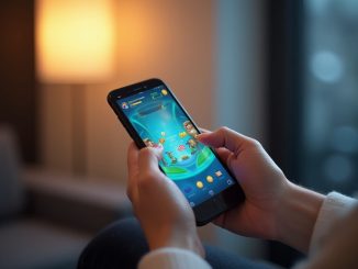Jeu sur smartphone