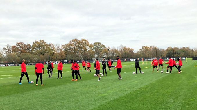 Entraînement du Stade rennais