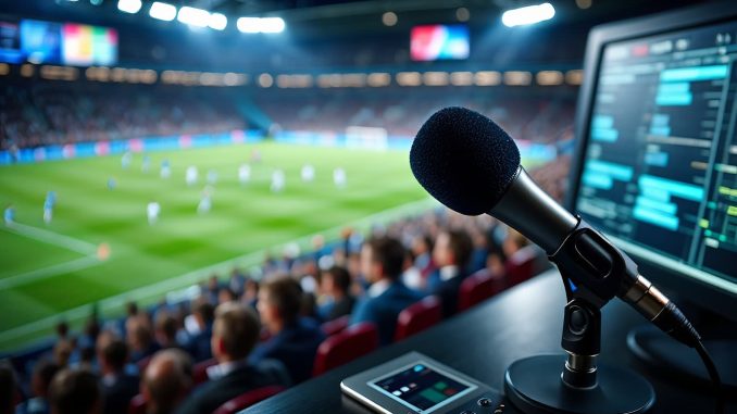 Micro de commentateur