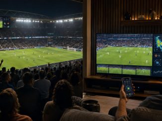 Match du stade au salon
